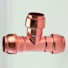 雨龍管業(yè)長期供應TU2紫銅管件 等徑異徑螺紋三通